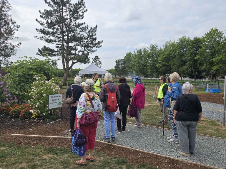 Biblical garden tour